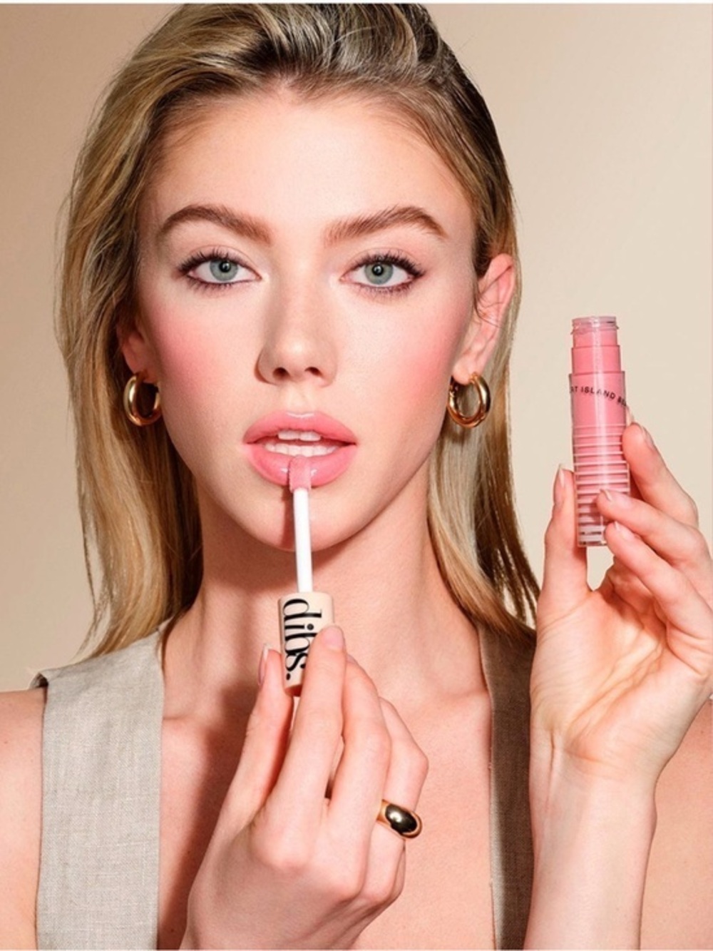 Dibs EFFERTLESS PINK Glossy Balm— Soft Pink